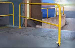 loading dock safety railing
